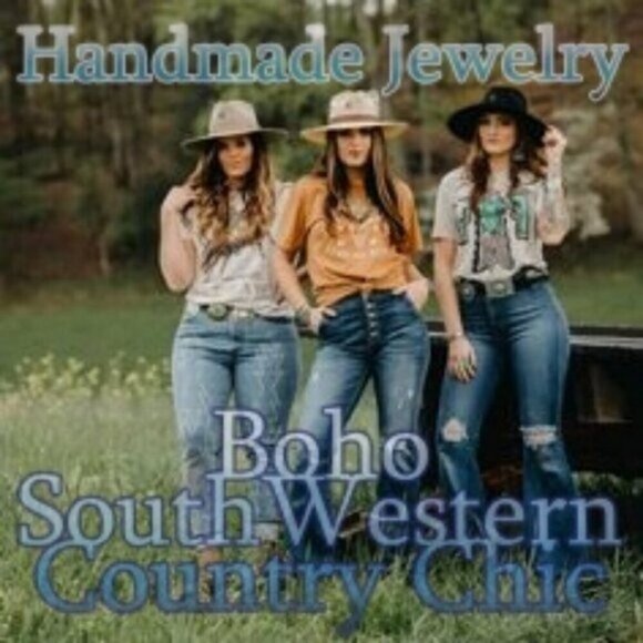 Handmade Green Agate & Picture Jasper Pendant ~ Rustic Artisan Gemstone Jewelry - Picture 5 of 5